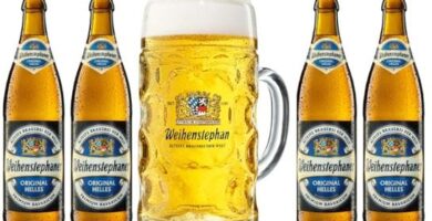 Paquete de Cervezas Weihenstephaner con Tarro